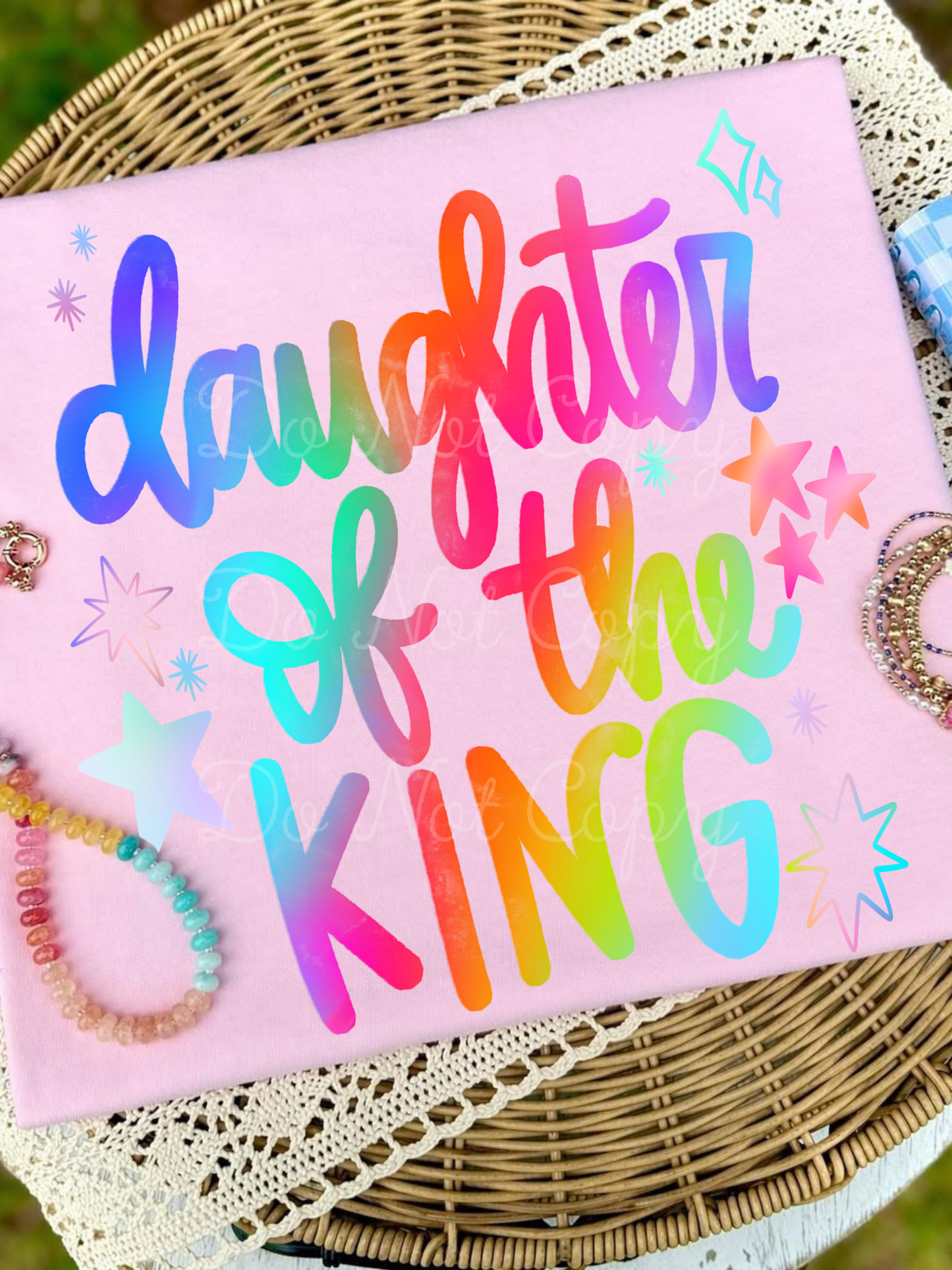 Daughter Of The King DTF Graphics
