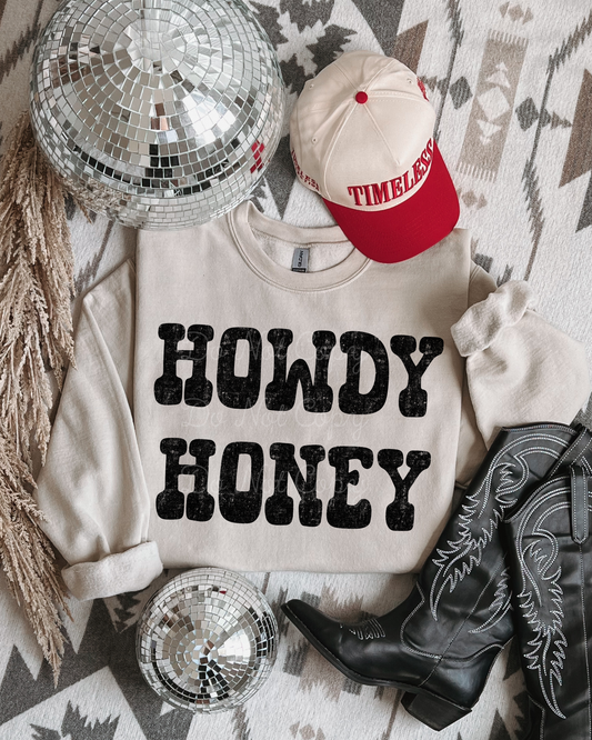 Howdy Honey DTF Graphics