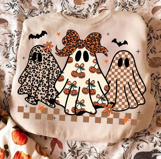 Ghost Trio DTF Graphics