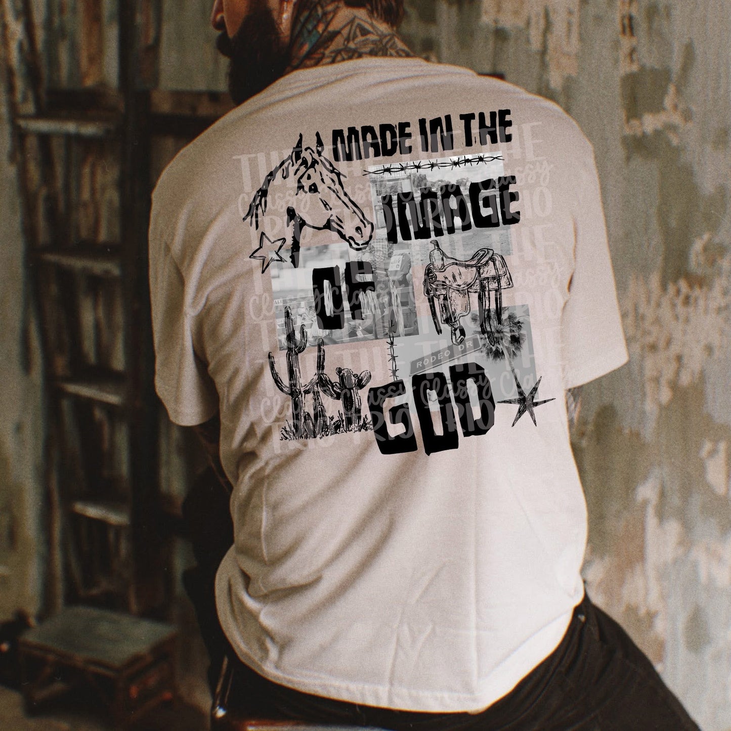 Made In The Image Of God (on back) DTF Graphics
