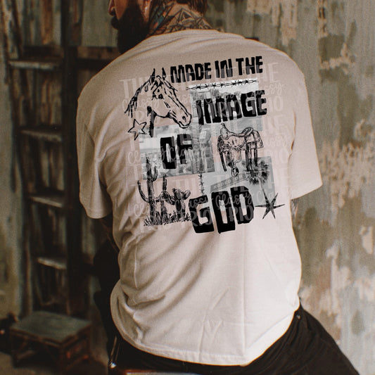 Made In The Image Of God (on back) DTF Graphics