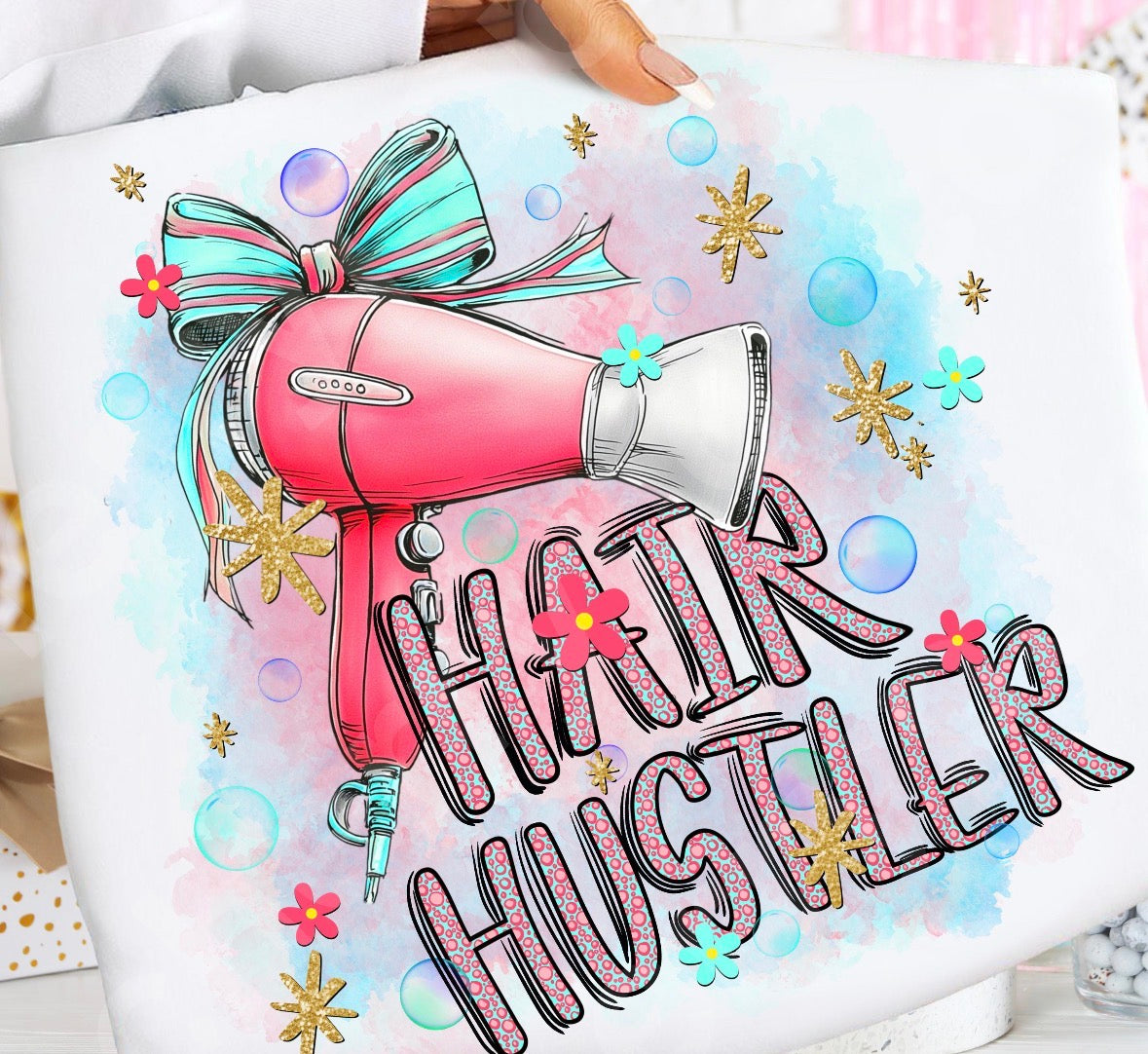 Hair Hustler DTF Graphics