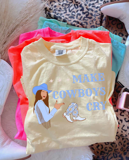 Make Cowboys Cry Brunette PNG