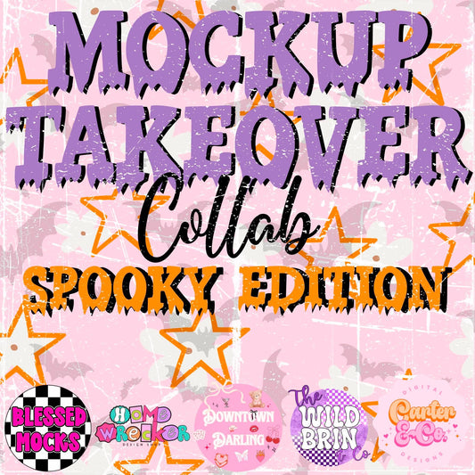 MOCK-UP TAKEOVER 👻 SPOOKY EDITION 🔥 50+ SPOOKY MOCKS