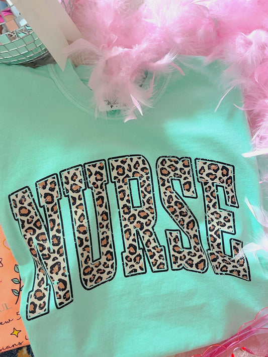 Leopard Nurse DTF Graphics