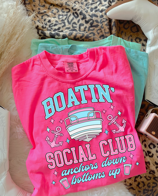 Boatin Social Club DTF Graphics