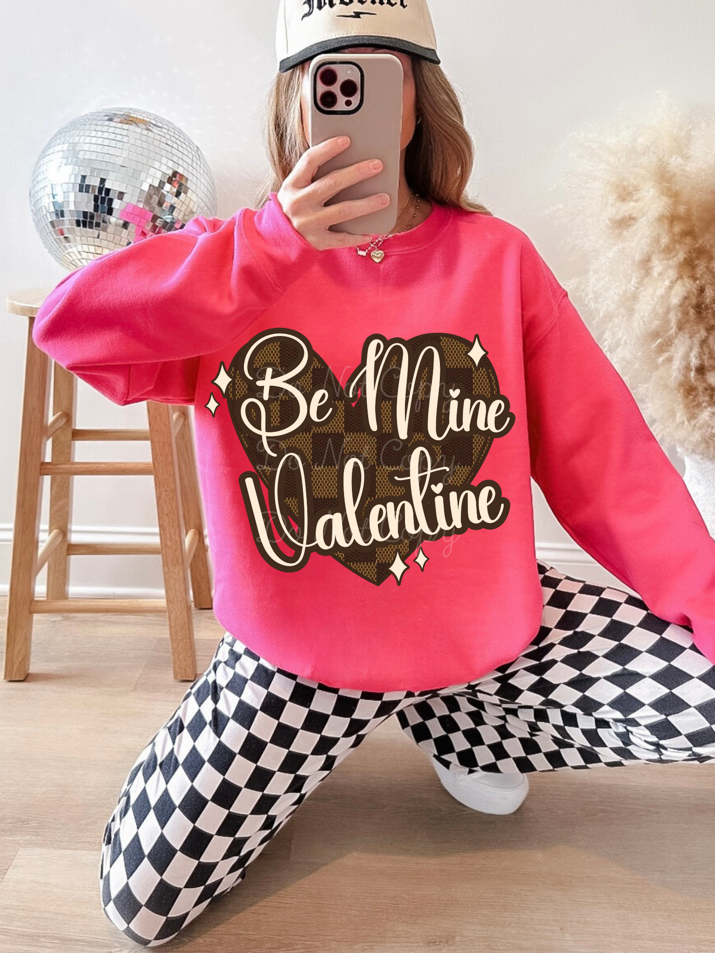 Be My Valentine DTF Graphics