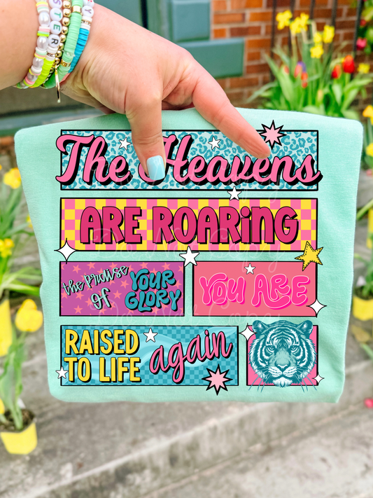 The Heavens Are Roaring DTF Graphics