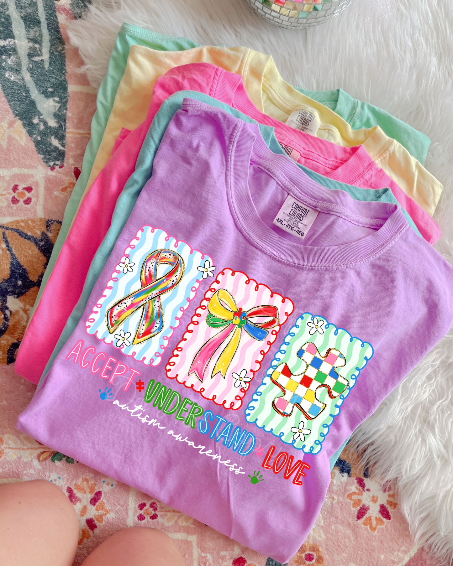 Accept Understand Love DTF Graphics