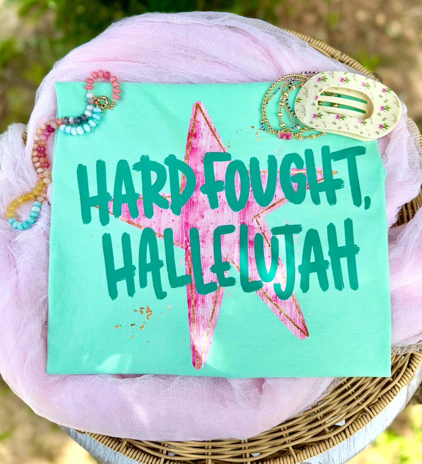 Hard Fought Hallelujah DTF Graphics