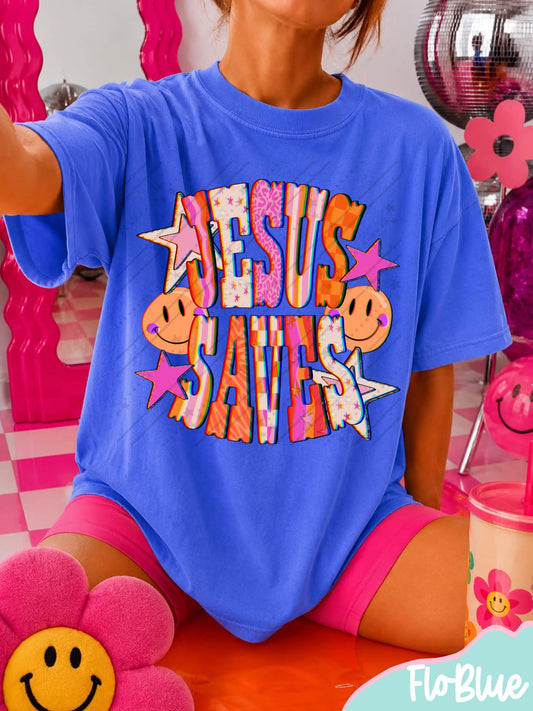 Jesus Saves DTF Graphics