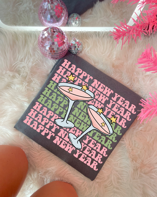 Happy New Year DTF Graphics