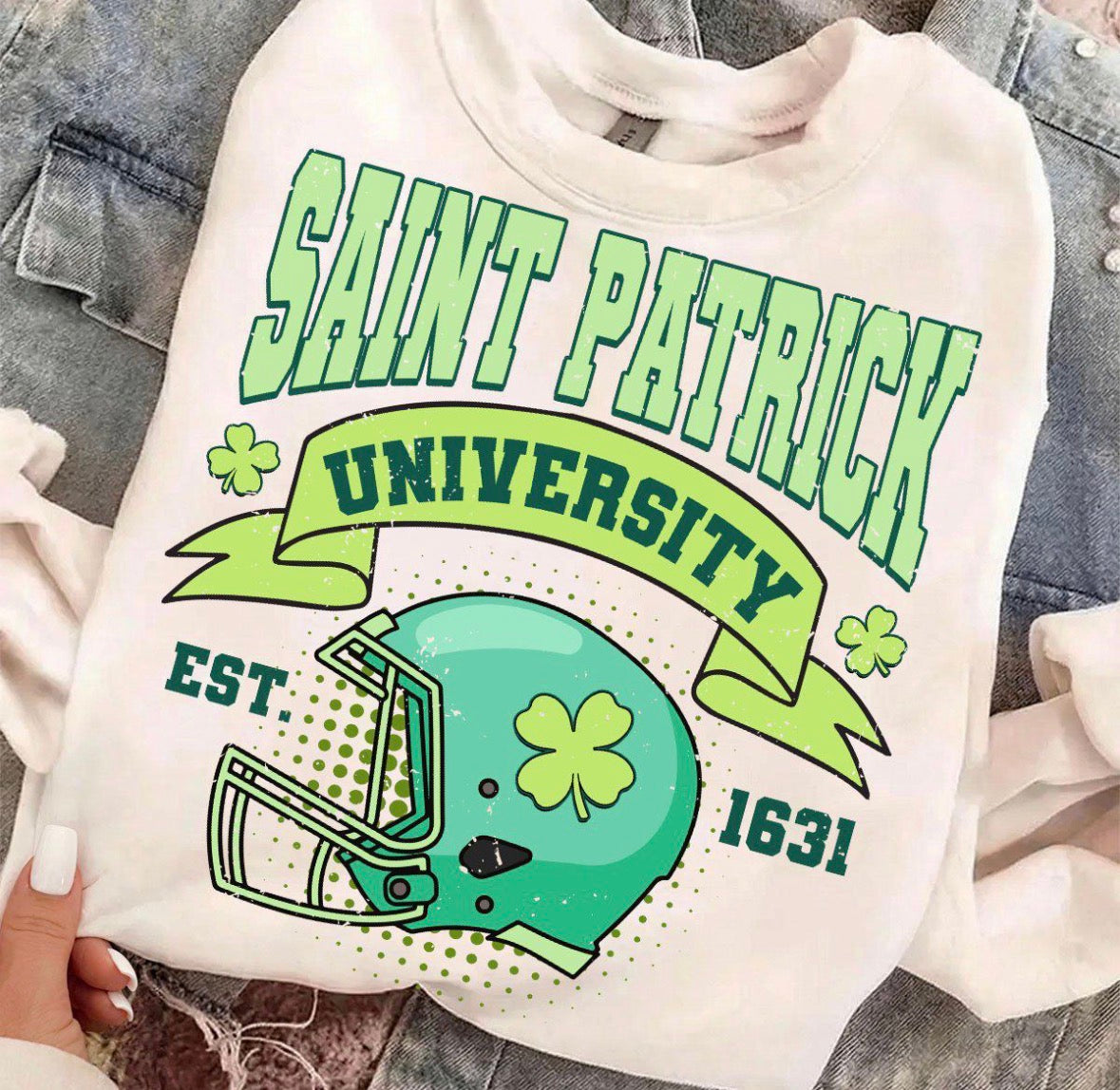 Saint Patrick University DTF Graphics