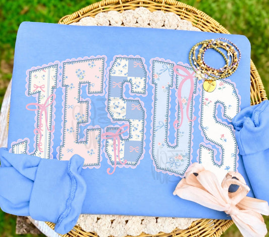 Pastel Jesus DTF Graphics