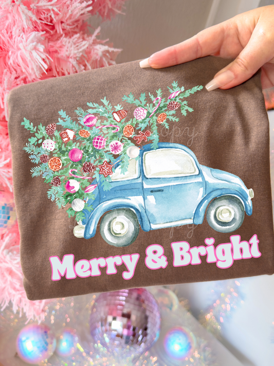 Merry & Bright DTF Graphics