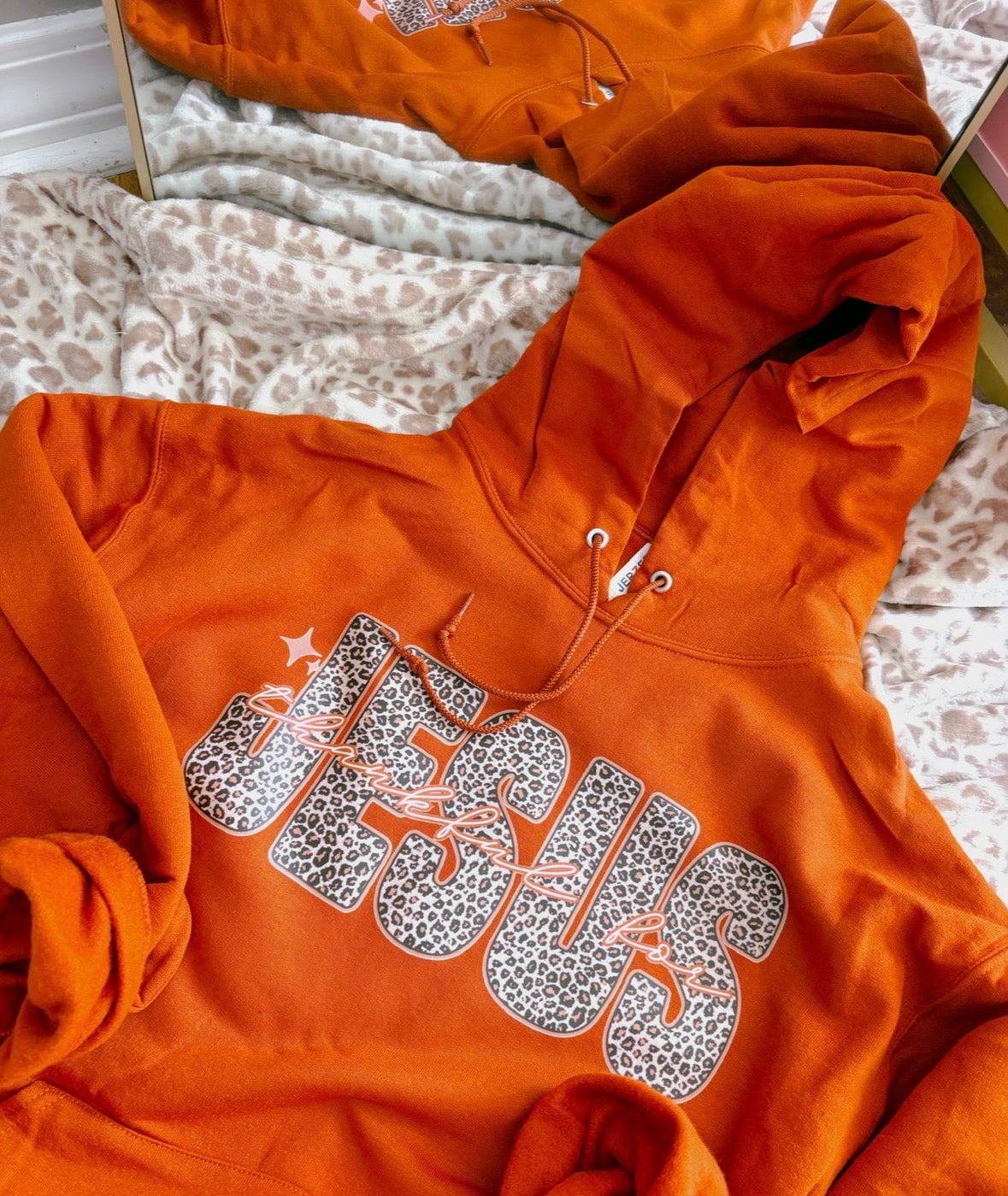 Thankful For Jesus Hoodie DTF Graphics