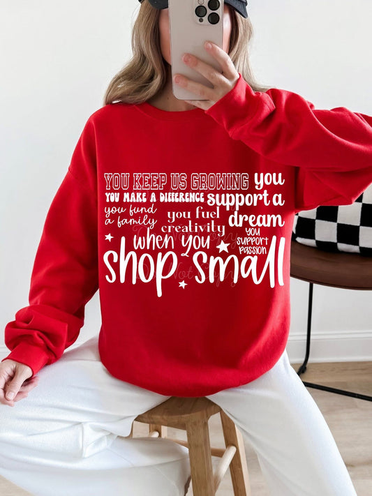 You Keep Us Growing Shop Small DTF Graphics