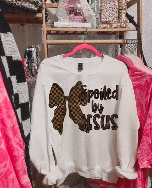 Spoiled By Jesus DTF Graphics