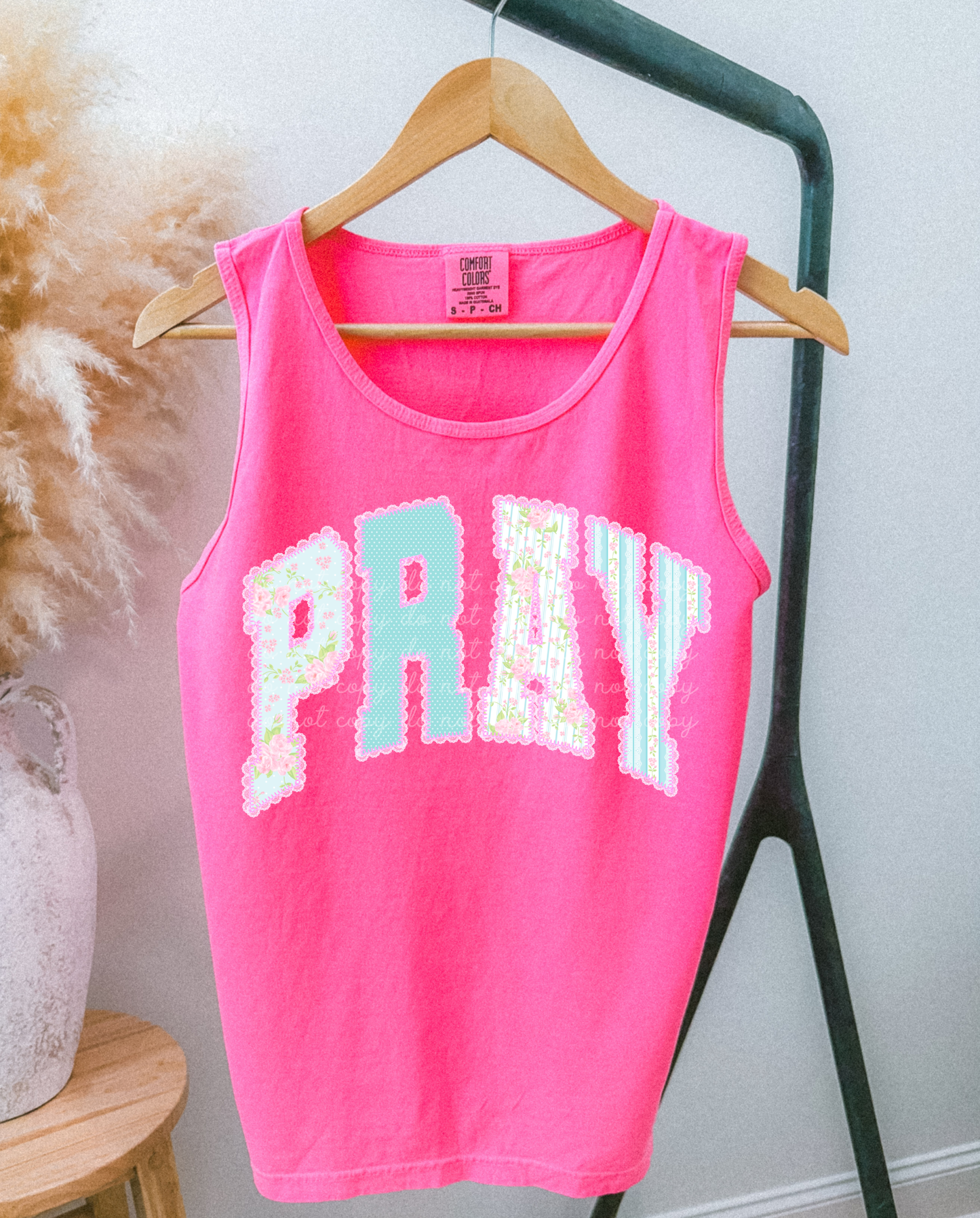 Pastel Pray DTF Tank Top
