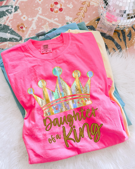 Daughter of a King DTF Graphics