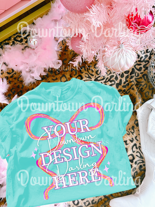 Chalky Mint Comfort Color Mock-Up