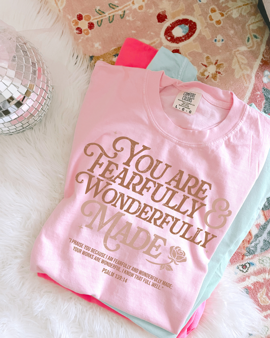 You Are Fearfully & Wonderfully Made DTF Graphics