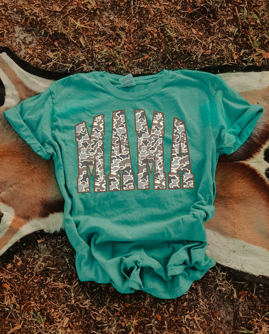 Camo Mama DTF Graphics
