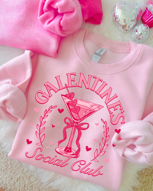 Galentines Social Club DTF Graphics