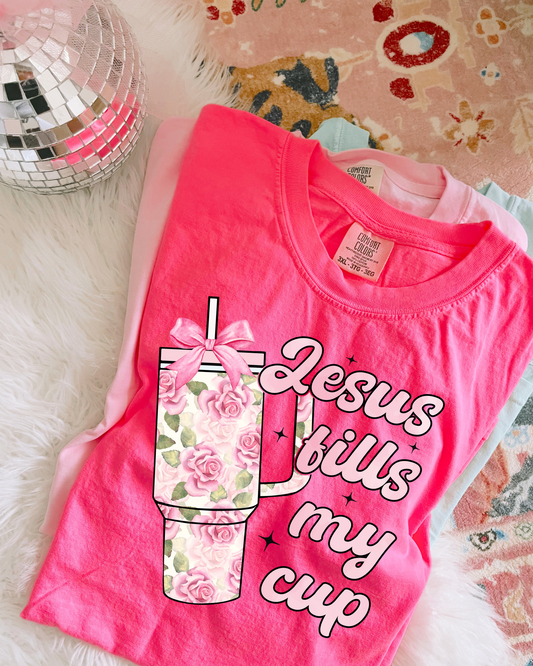 Jesus Fills My Cup DTF Graphics