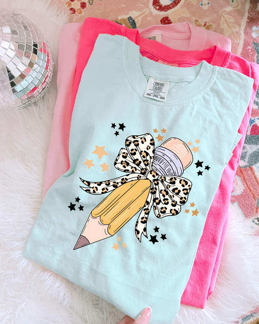 Cheetah Pencil Coquette DTF Graphics