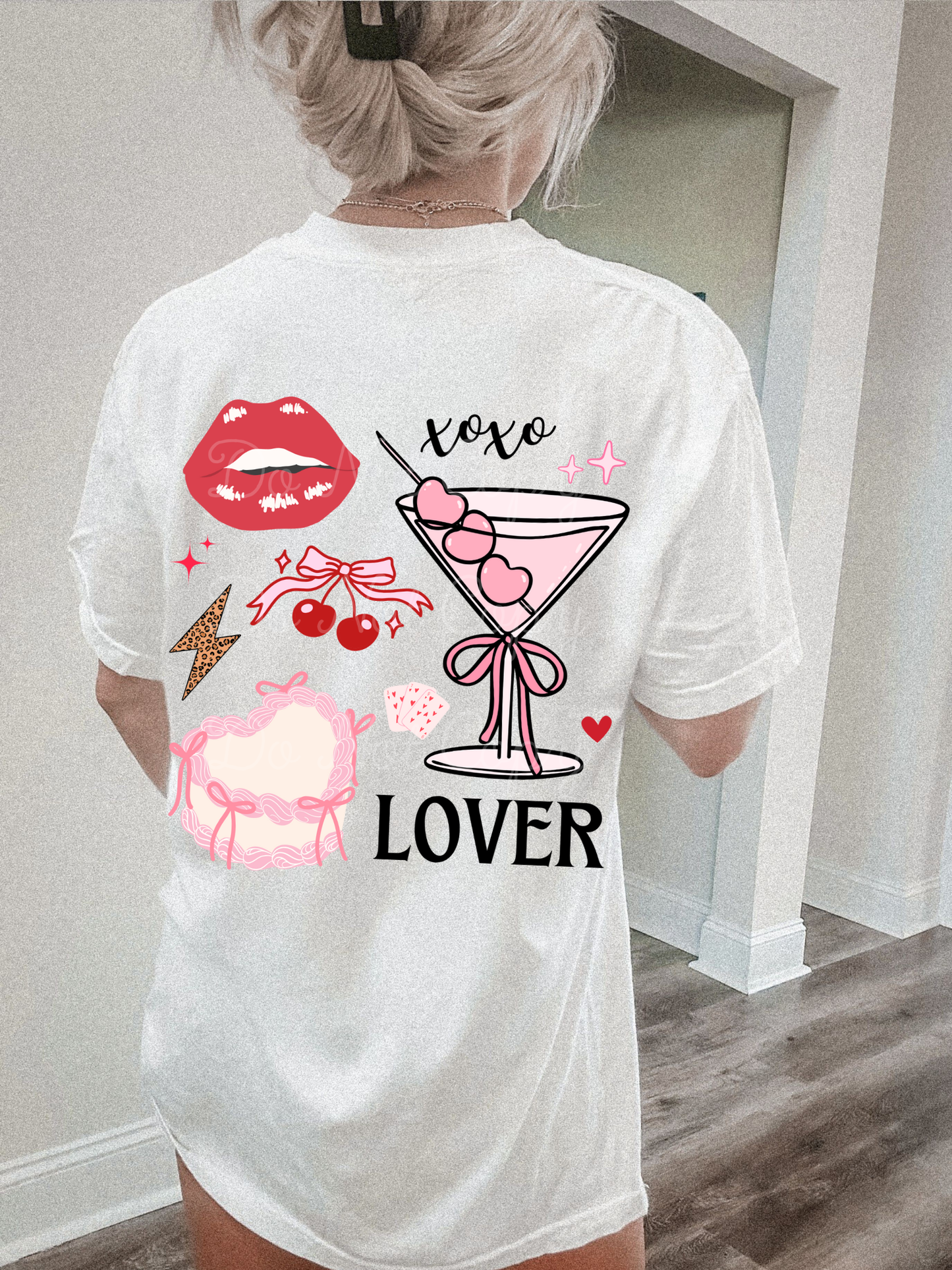 Xoxo Lover (on back) DTF Graphics