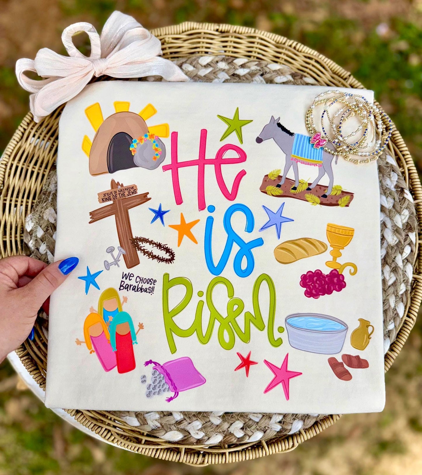 He Is Risen DTF Graphics