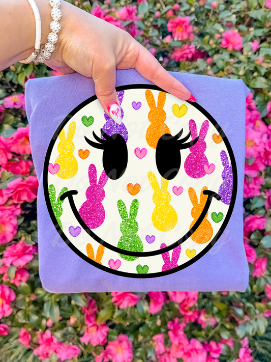 Easter Smiley DTF Graphics