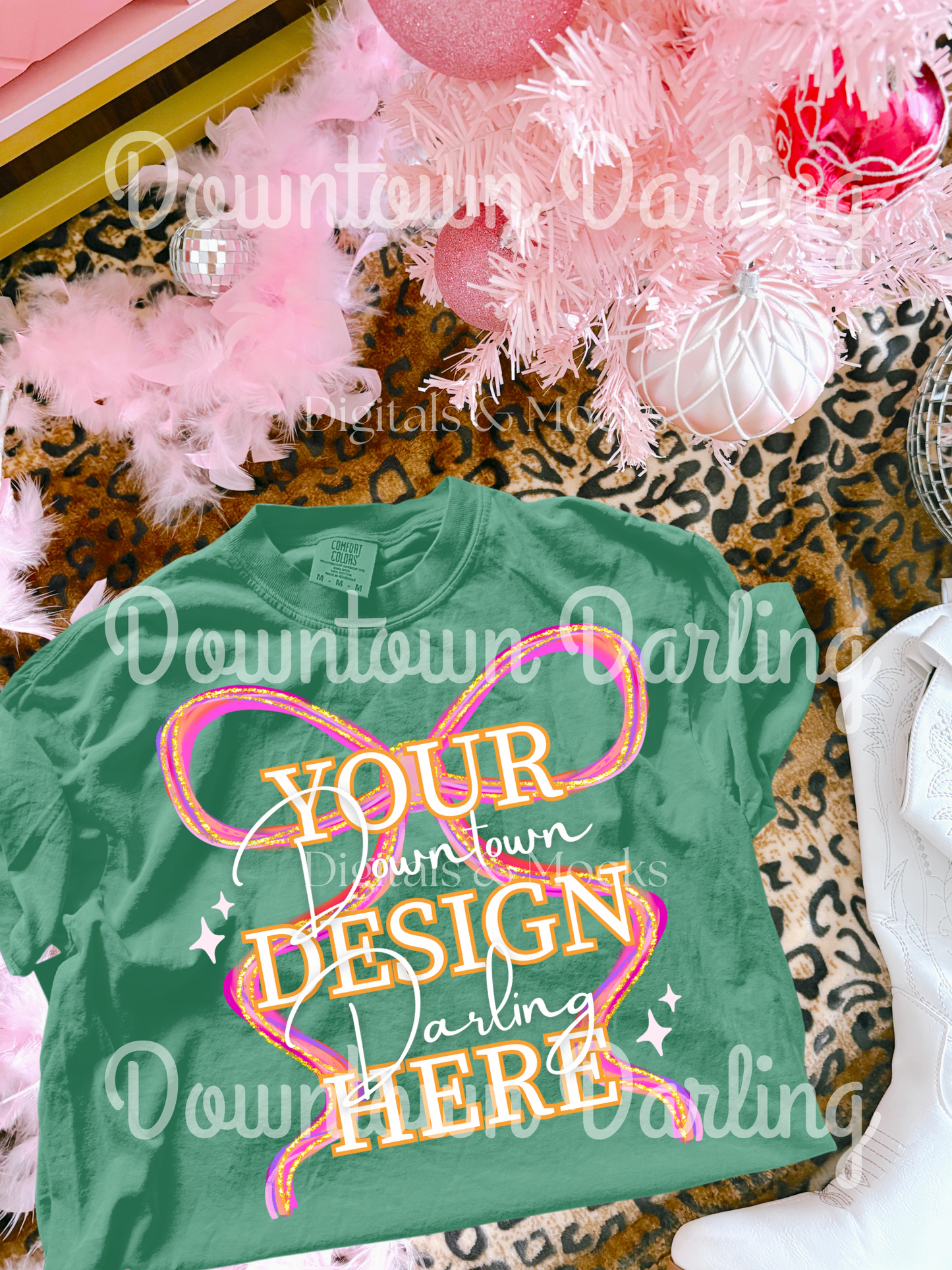 Light Green Comfort Color Mock-Up