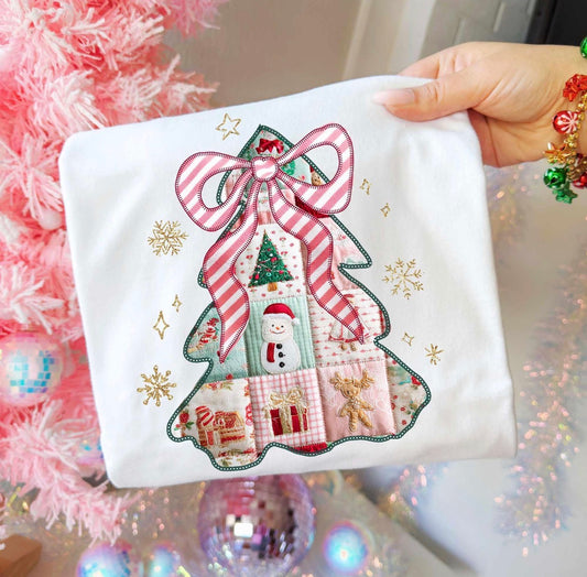 Photo Christmas Tree DTF Graphics