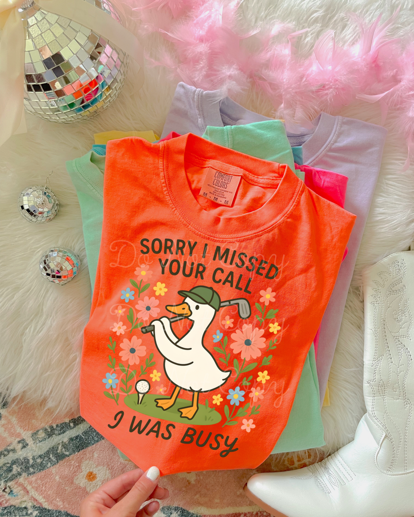 Sorry I Missed Your Call DTF Graphics