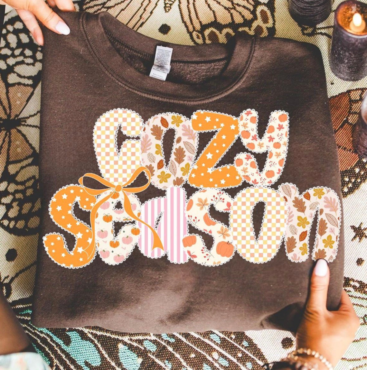 Cozy Season DTF Graphics