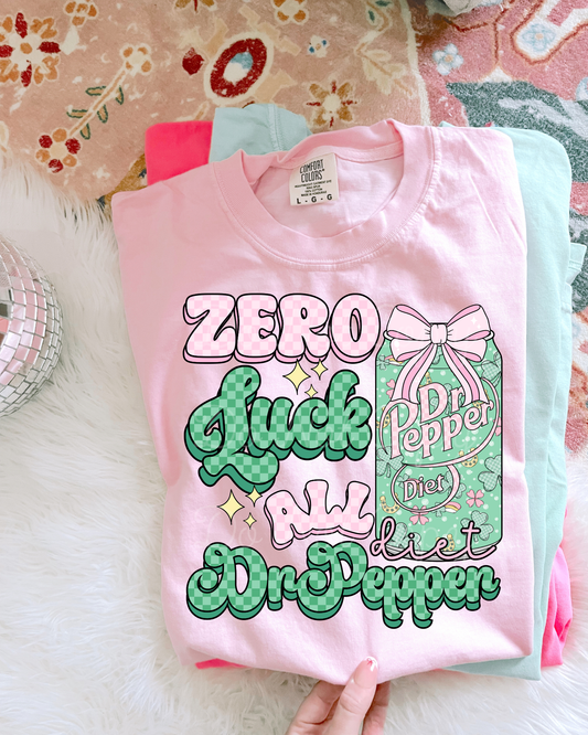 Zero Luck DTF Graphics