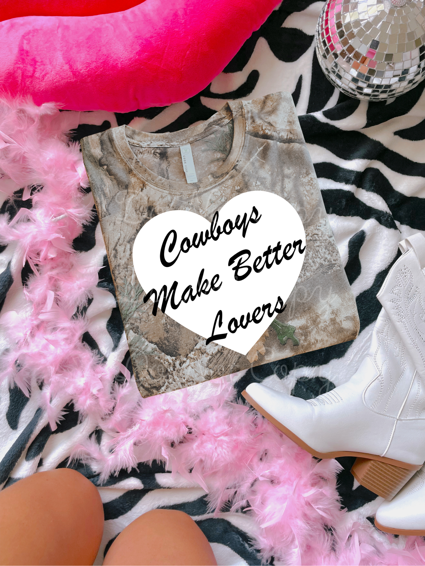 Cowboys Make Better Lovers DTF Graphics