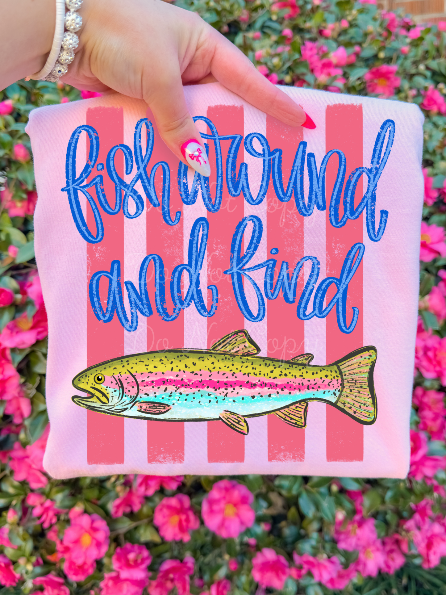 Fish Around & Find Trout DTF Graphics