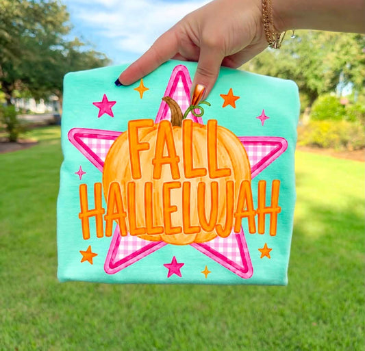 Fall Hallelujah DTF Graphics