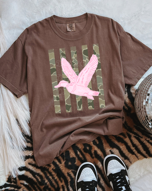 Duck Camo Stripes DTF Graphics