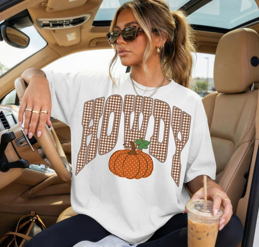 Howdy Pumpkin DTF Graphics