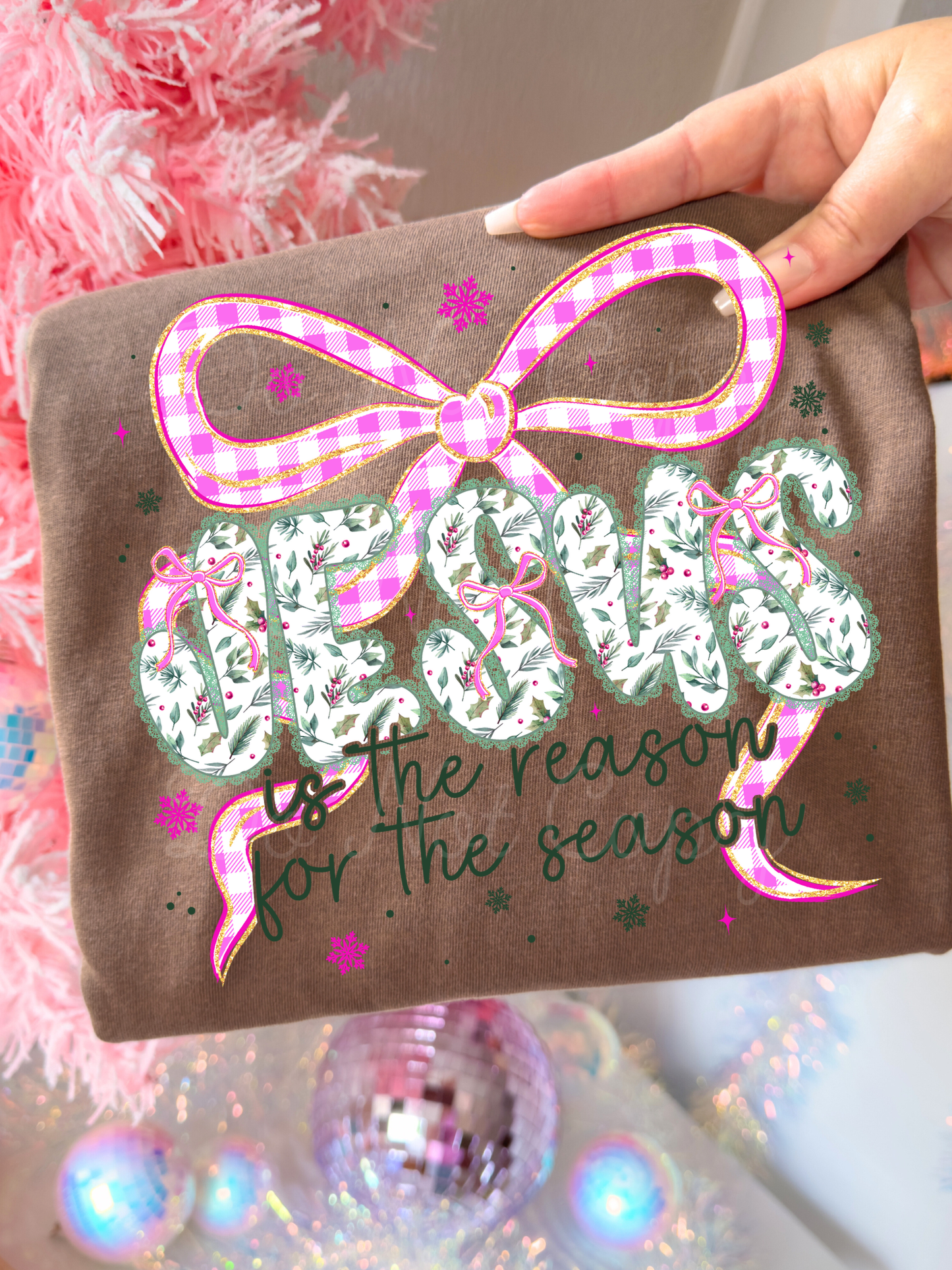 Jesus Is The Reason For The Season DTF Graphics