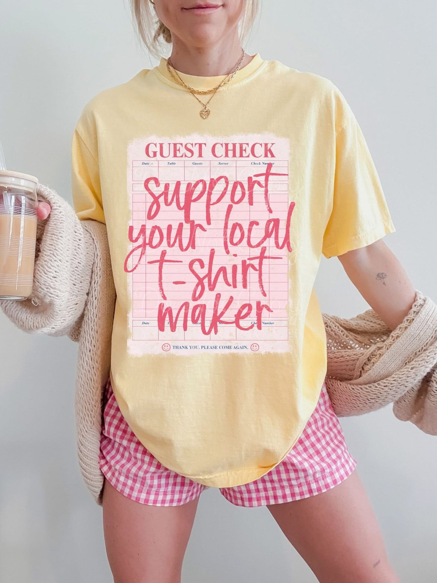 Support Your Local T-Shirt Maker DTF Graphics
