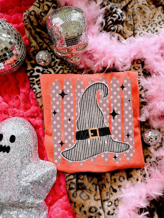 Witch Hat Stripes DTF Graphic