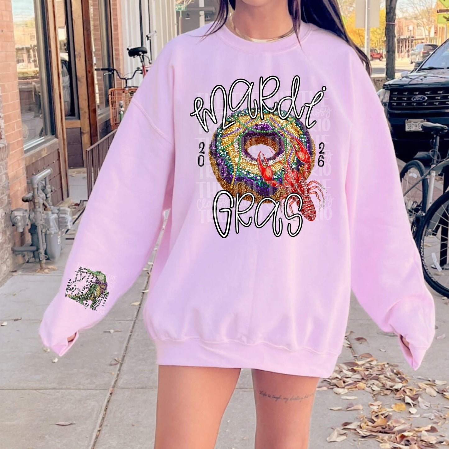 Mardi Gras 2026 + Sleeve DTF Graphics