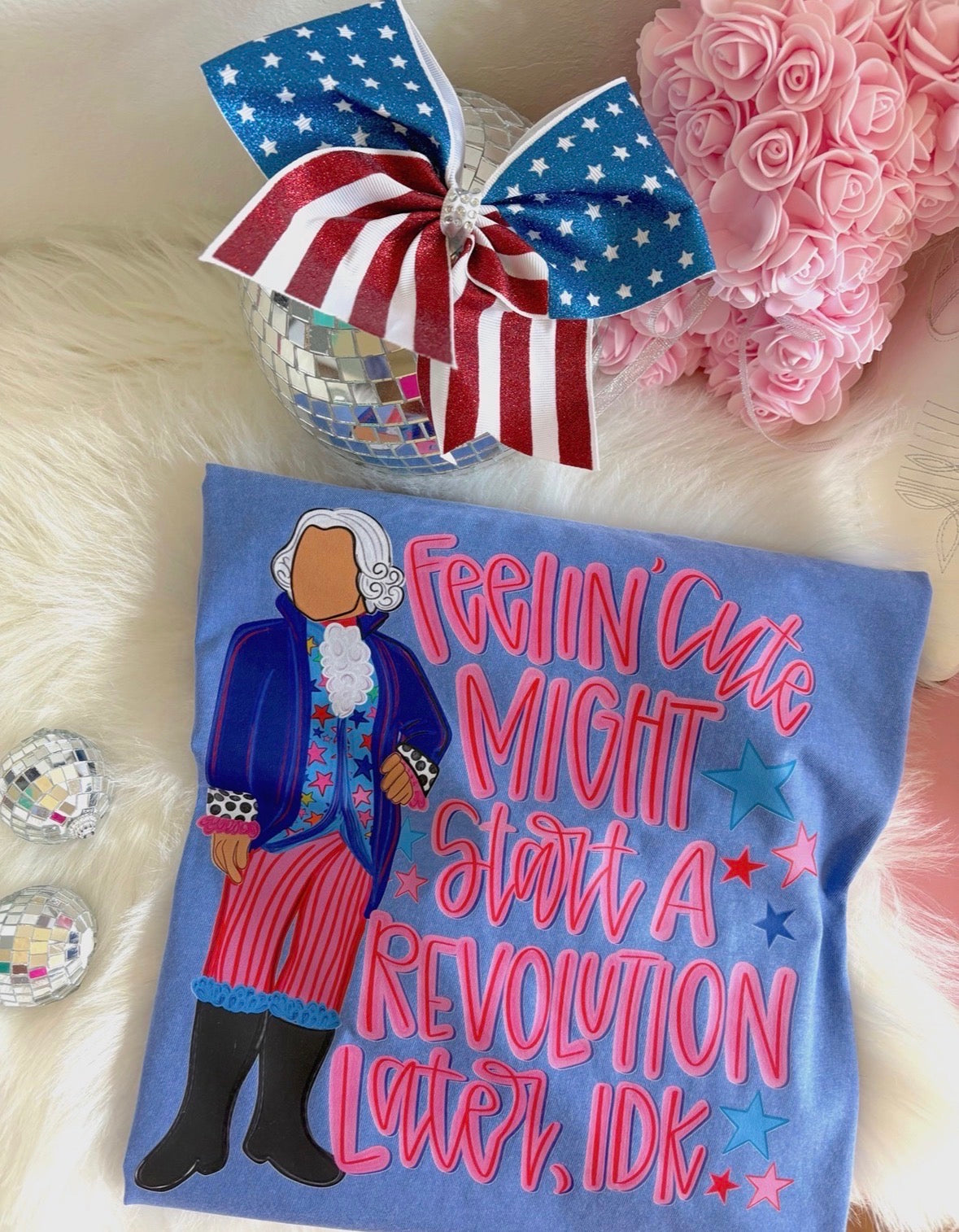 Feelin' Cute Might Start A Revolution Later DTF Graphics