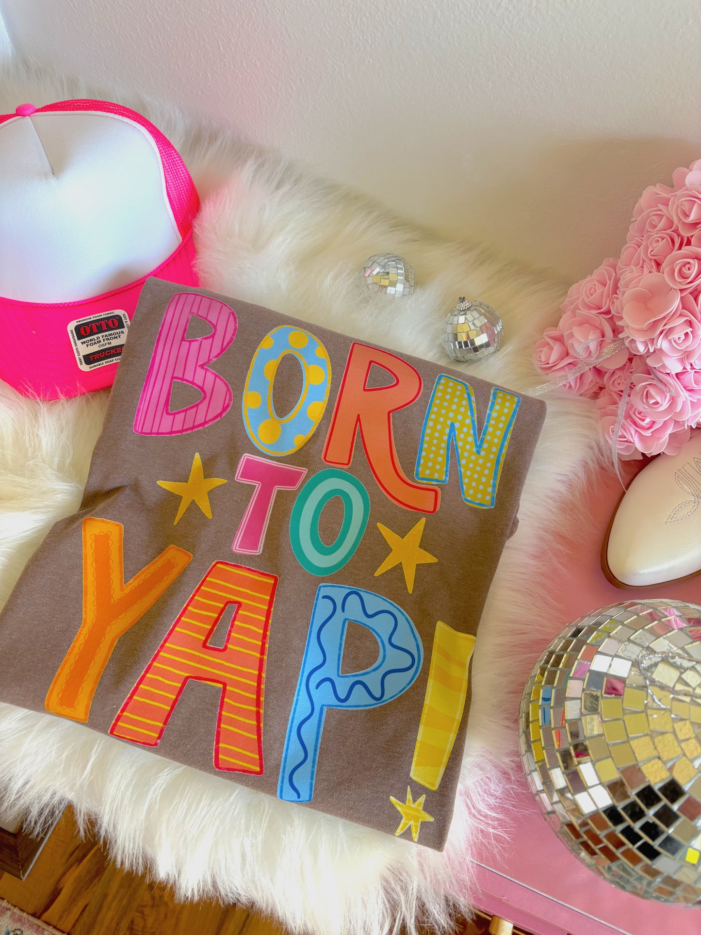 Born To Yap DTF Graphics