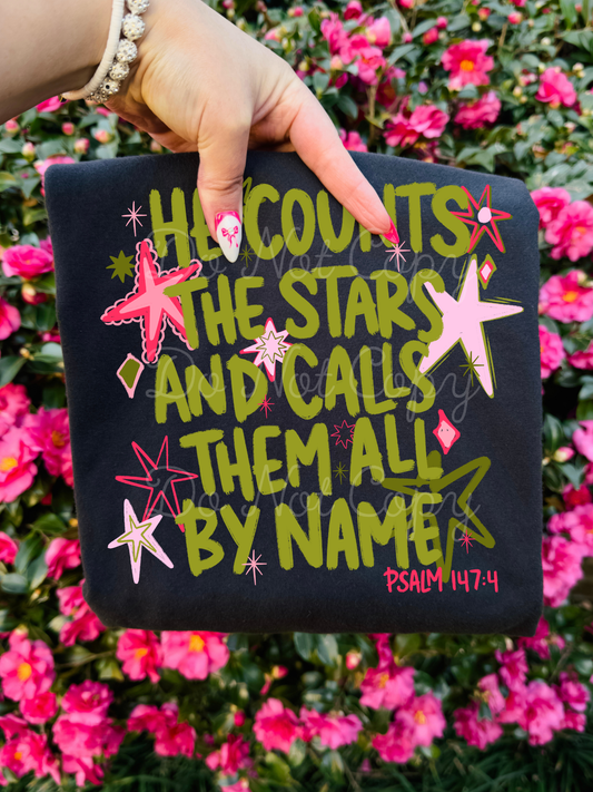 He Counts The Stars DTF Graphics